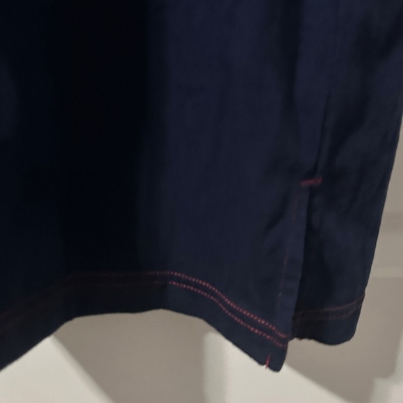 Vintage Fashion Bug Navy Blue Patriotic Sleeveless Dress Womens Plus Size 26/28W - Picture 14 of 16